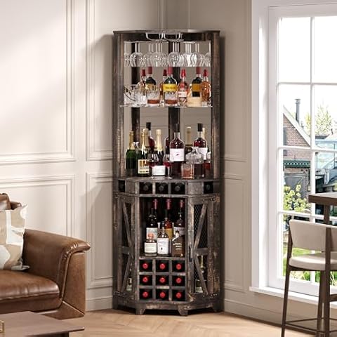 Mirrored Wine Cabinets