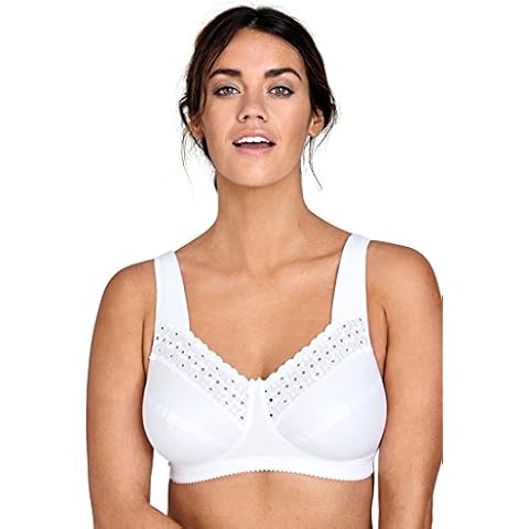 Miss Mary of Sweden Lovely Lace Support Non-Wired Comfort Cotton Bra