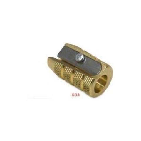 Mobius + Ruppert (M+R) Brass Pencil Sharpener - Choose from 4 Shapes! Made in Germany - Finest in The World! (600 - Single Wedge)