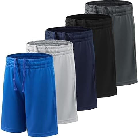 Moisture Wicking Athletic Shorts for Boys