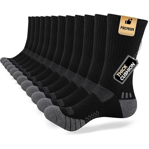 Moisture Wicking Athletic Socks for Men