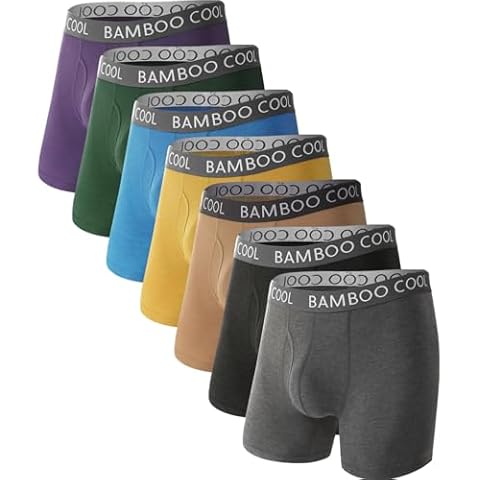Moisture Wicking Boxer Briefs for Men
