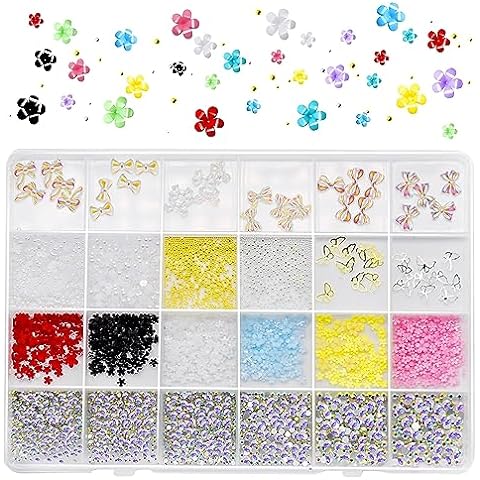 Clear Hotfix Rhinestones for Crafts, 6 Sizes Mixed Small & Large Flatback  Rhinestones for Clothes Fabric, Glass Hotfix Crystals Gems for Craft with