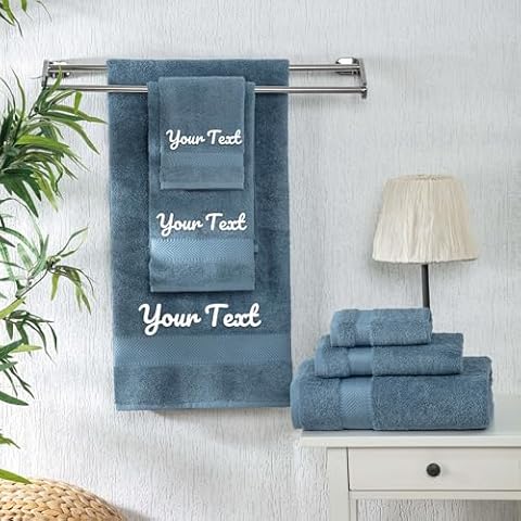 Monogrammed Bath Towels
