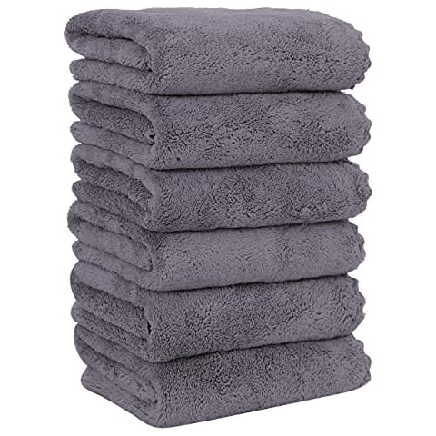 CHINO White Bath Towels Set, 2 Oversized Large Towels/2 Hand Towels/4  Washcloths,600 GSM Towels Bathroom Sets, Quick Dry Towel Super Soft  Absorbent