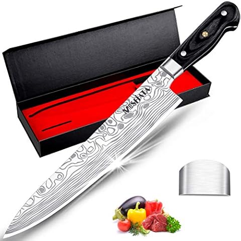 MOSFiATA Chef Knife 8 Inch Kitchen Cooking Knife, 5Cr15Mov High