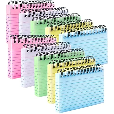 Mead - Mead Index Cards, Spiral Bound, Perforated, 4x6 Inch (50 count), Shop