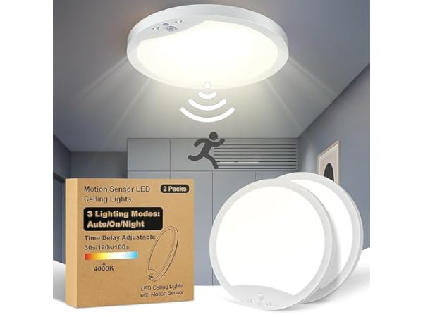 The 10 Best Motion Sensor Ceiling Light Fixtures of 2024 (Reviews ...
