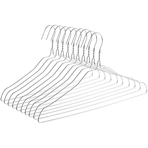 Seropy Coat Hangers Clothes 40 Pack Wire Hangers Heavy Duty