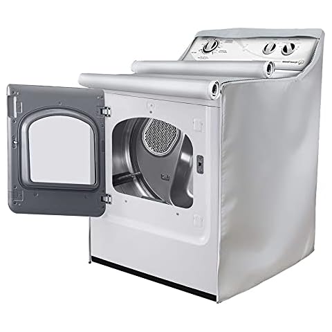 Washer/Dryer Cover for Front-Loading Machine Waterproof dustproof Thin (W27  D33 H39 in,Thin)