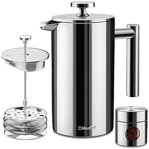Stainless Steel Camping French Press 52oz - Glacial Till