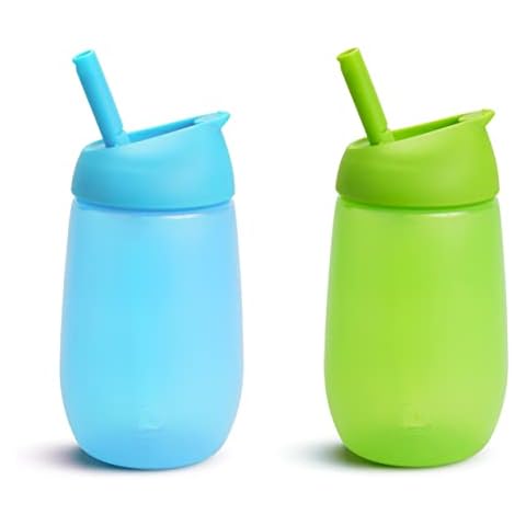 Munchkin Any Angle Weighted Straw Cup - Neon Blue