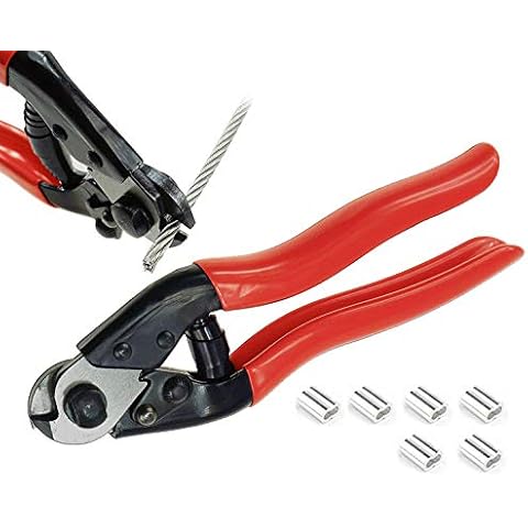 Wire Cutter, 8 Wire Cutters Heavy Duty, Cable Cutter with Spring, Steel  Wire Cutter for Artificial Flowers/Jewelry Making/Steel Wire/Iron