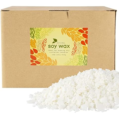 American Soy Organics Millennium Wax - 10 lb Bag of Natural Soy Wax for  Candle Making