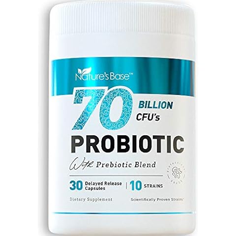  GoodBelly Probiotic Supplement for Digestive Health Support -  Includes 10 Billion Live & Active Cultures of Lactobacillus Plantarum –  Vegan Probiotic (30 Capsules per Bottle) : Health & Household