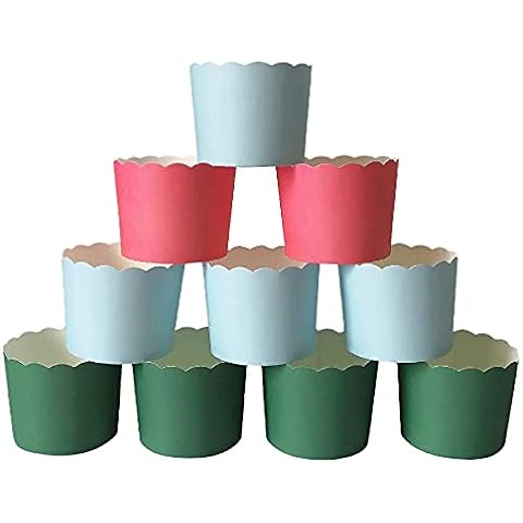 Evelots Teacup Silicone Cupcake Liners 24 Pc Set Oven Safe Baking