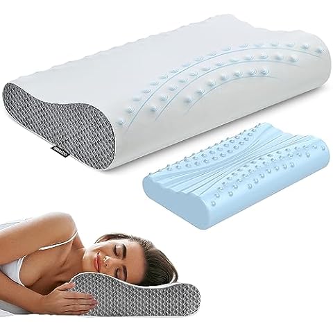 birola Posture Pillows for Sleeping,Cervical Pillow for Neck Pain Pressure  Relief,,Back Sleeper and Stomach Sleeper