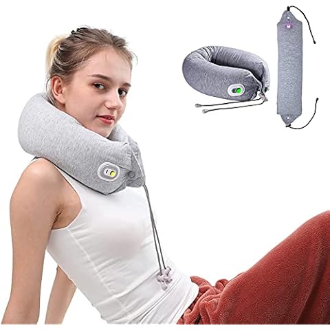 HEZHENG Neck Massager with Heat for Neck Pain Relief, Super Light Electric  Neck Relax Massager for Neck Tension Relief 6 Modes 16 Intensities 2