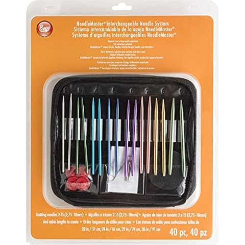 Ruidi 13 Pairs of Interchangeable Circular Knitting Needles Set