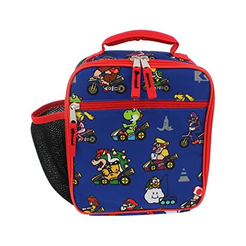 Super Mario Bros. Square Double Compartment Insulated Lunch Box