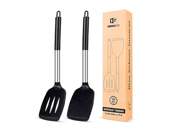 Beijiyi silicone spatula turner set of 3, beijiyi 600f heat