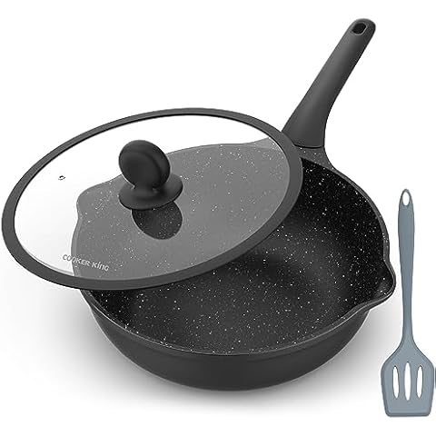 Nonstick Divided Pan for Stove Tops, 10.6Inch 3 Section Pan