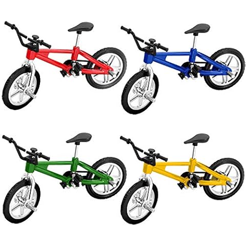 2023 DIY Retro Bicycle Model Ornament for Kids, 1:10 Simulation Mini Bicycle  Model Scale Kit with Inflator and Briefcase, Finger Bike Models Toys,  Creative Iron Art Tabletop Ornament Toys 