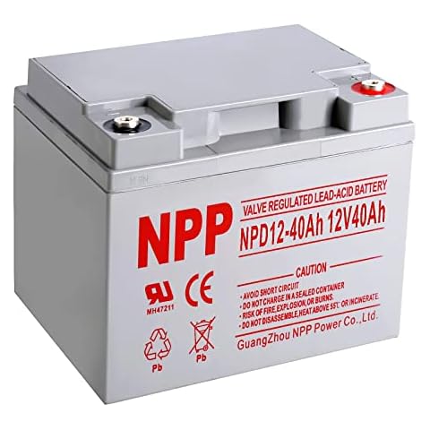 NPP NPD12-150Ah (4 Pcs) 12V 150Ah Rechargeable AGM Deep Cycle Battery,  Replace RV, Solar systems, Marine Batteries, Maintenance-Free