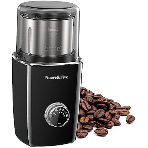 SHARDOR CG018 Conical Burr Coffee Grinder for Espresso,Touchscreen Electric  Adjustable ,51 Precise Settings, Black. 