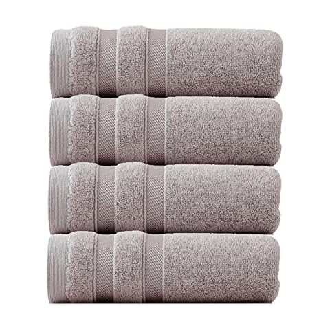 SEISSO Bath Towels Set of 4 Premium Bath Towels 35” x 63