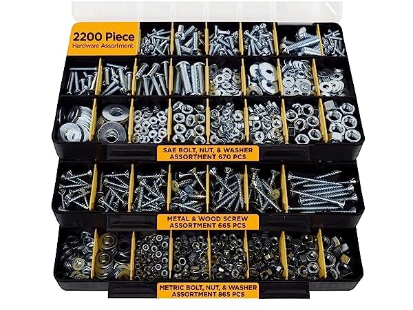 The 10 Best Nut And Bolt Assortment Sets Of 2024 Reviews Findthisbest 