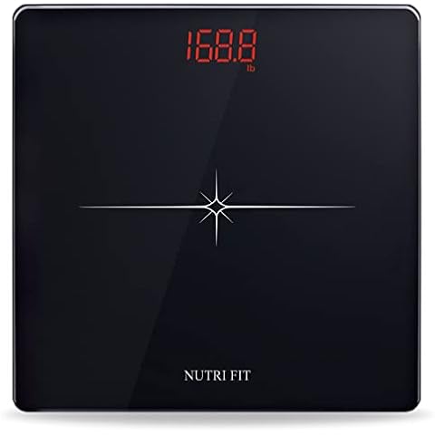 NUTRI FIT Digital Body Weight Bathroom Scale BMI, Accurate Weight  Measurements Scale,Large Backlight Display and Step-On Technology,400 Pounds