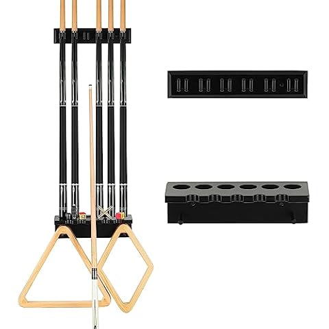 Oak Billiard Cue Racks