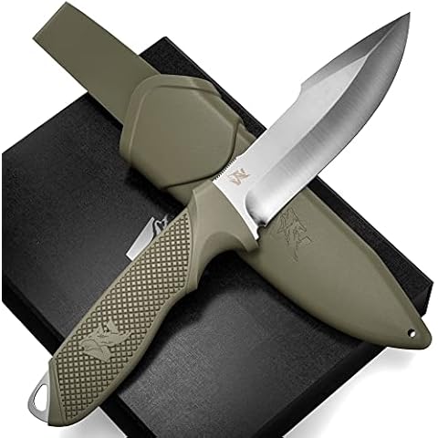  SOG Survival Knife with Sheath - Field Knife Fixed Blade  Knives 4 Inch Tactical Knife and Bushcraft Knife w/Full Tang Hunting Knife  Blade (FK1001-CP) : Sports & Outdoors