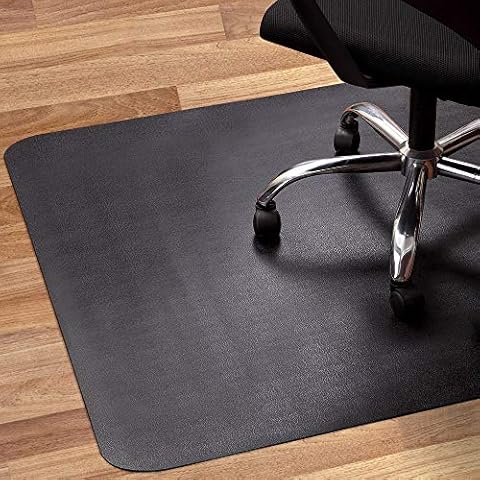 Kuyal Clear Chair Mat for Hard Floors 48 x 48 Inches Transparent Floor Mats Wood/Tile Protection Mat for Office & Home(48 x 48 Square)