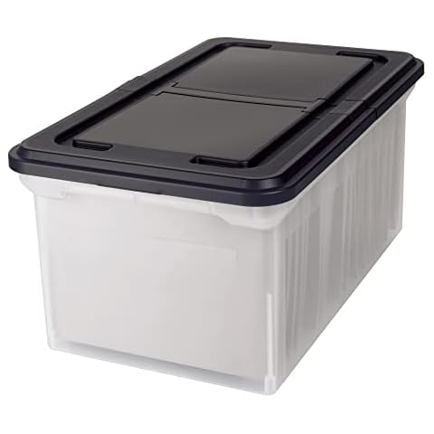  Oterri 3 PCS Clear Paper Storage Box, Plastic File