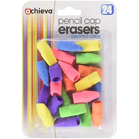 Cap Erasers for Pencils Pulk - Pencil Top Erasers Sukh 200 Pack Pencil Cap  Erasers Toppers for Kids Latex Free Assorted Colors School Erasers Caps for