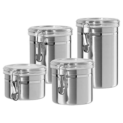 Oggi Prep Stainless Steel Jumbo Grease Can W/ Strainer (3.8 Lt, 4