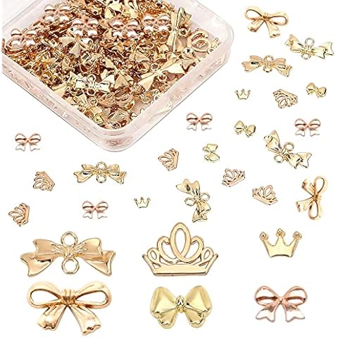 OLYCRAFT 150pcs Crown Resin Fillers Mold 6-Color Epoxy Resin Supplies  Filling Accessories Mold Craft Tools for Resin Jewelry Making 