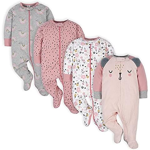 One-Piece Footies for Baby Girls