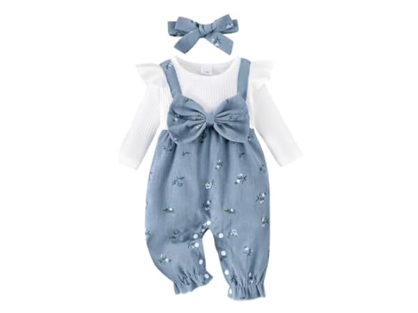 One-Piece Rompers for Baby Girls Thumbnail