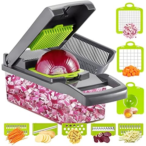 Ourokhome Rotary Cheese Grater Shredder and Kitchen Dough Bench Scraper  Knife, with Vegetable Peeler and Cleaning Brush