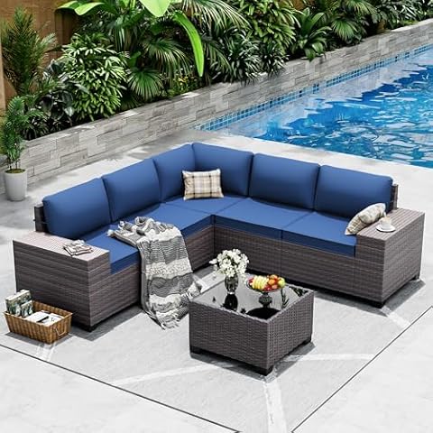 Outdoor Sectional with Backrest