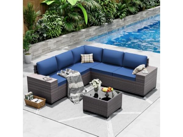 Outdoor Sectional with Backrest thumbnail