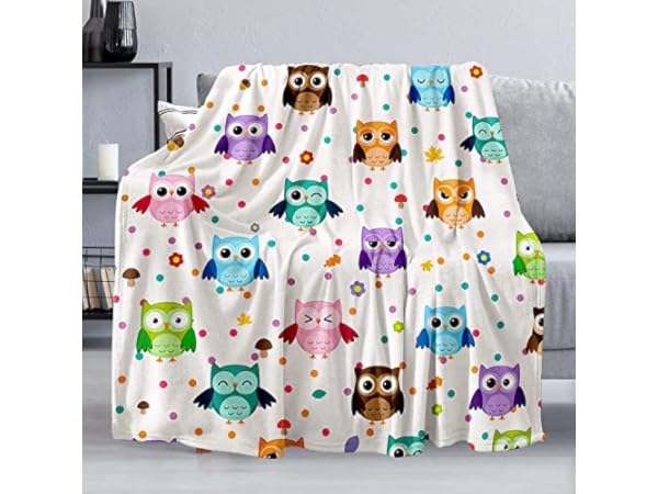 Owl Fluffy Blankets thumbnail