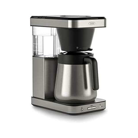 Russell Hobbs Glass Series 8-Cup Coffeemaker, Black & Silver, CM8100BKR