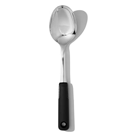  Stainless Steel Slotted Cooking Spoon, Large Metal Chef  Strainer Utensil For Cooking, Serving, And Mixing, The #1 Dishwasher Safe  Kitchen Tool, 15 Long Spoon With Holes: Home & Kitchen