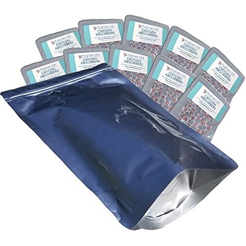 Two-Gallon 7 Mil Premium Century Mylar Bags and Oxygen Absorbers