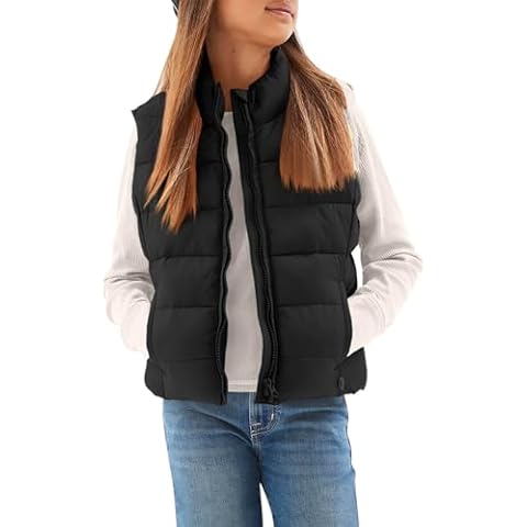 Padded Outerwear Vests for Girls