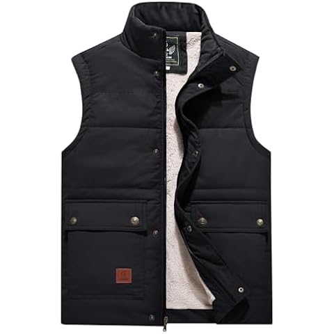 Padded Outerwear Vests for Men